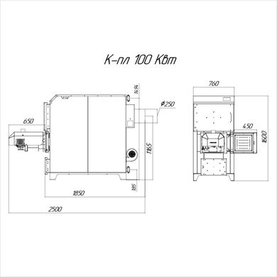 Пеллетный котел Focus 100 кВт